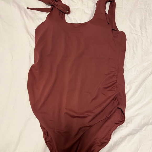 NWT Breastfeeding Swimsuit with Tie Straps - Picture 5 of 7